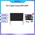 Compatible with Toyota Camry models 11-14 Android large-screen central control in-car navigation screen 8+128GB