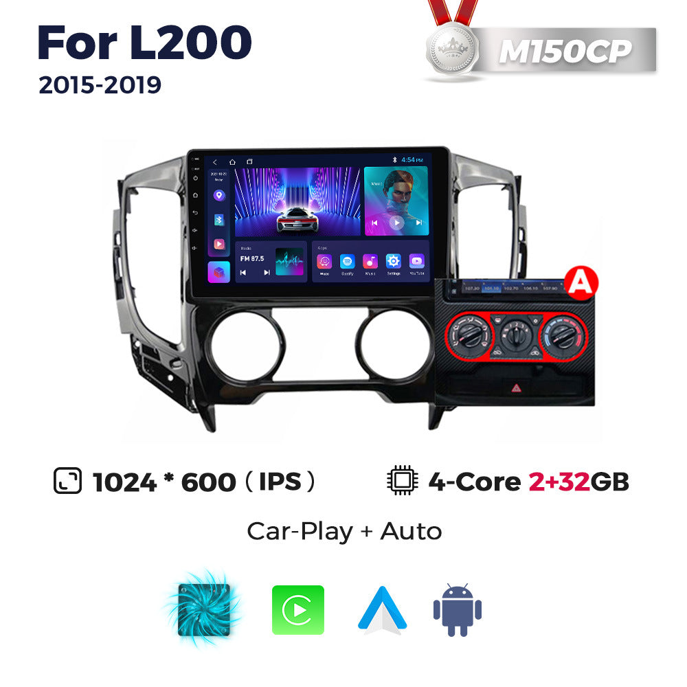 Suitable for mitsubishi l200 2015-2019 triton android car large screen central control navigator