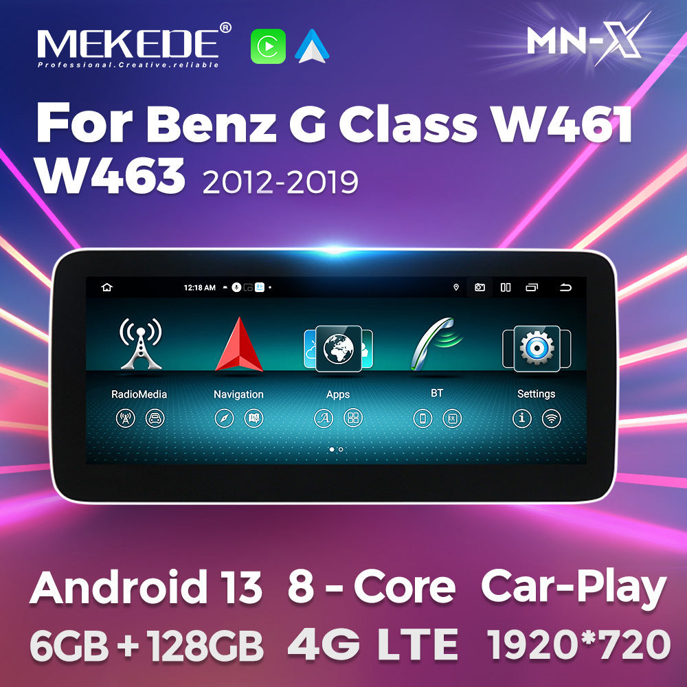 Compatible with Mercedes-Benz G-Class W463 G63 2012-2019 MN-X Android Large-Screen Central Control Navigation Radio