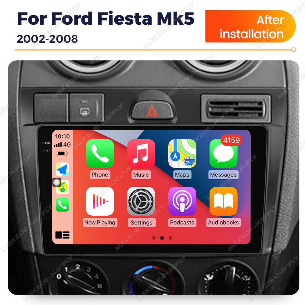 Suitable for Ford Fiesta MK5 2002-2008 Android large screen central control car navigation radio screen