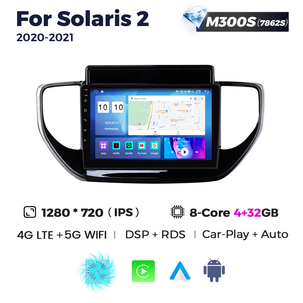 Suitable for hyundai solaris 2 2020-2022 hyundai car smart central control navigation carplay