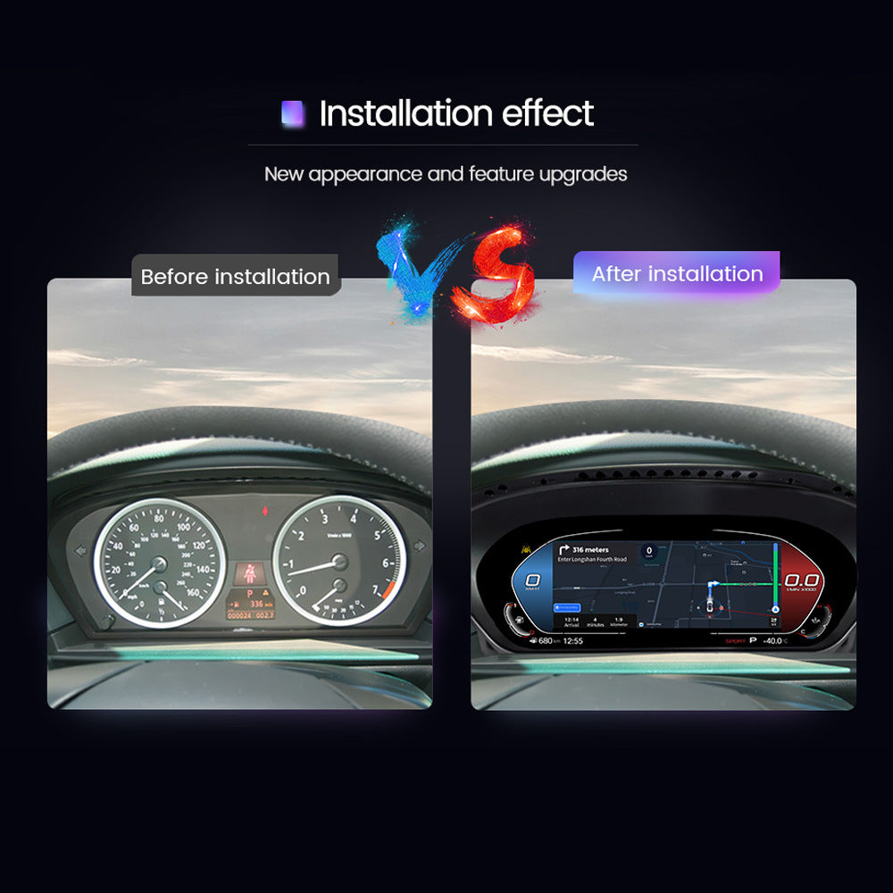 Applicable to BMW 5 Series E60E61/6 Series E63/E64 Full LCD Dashboard Wireless Carplay