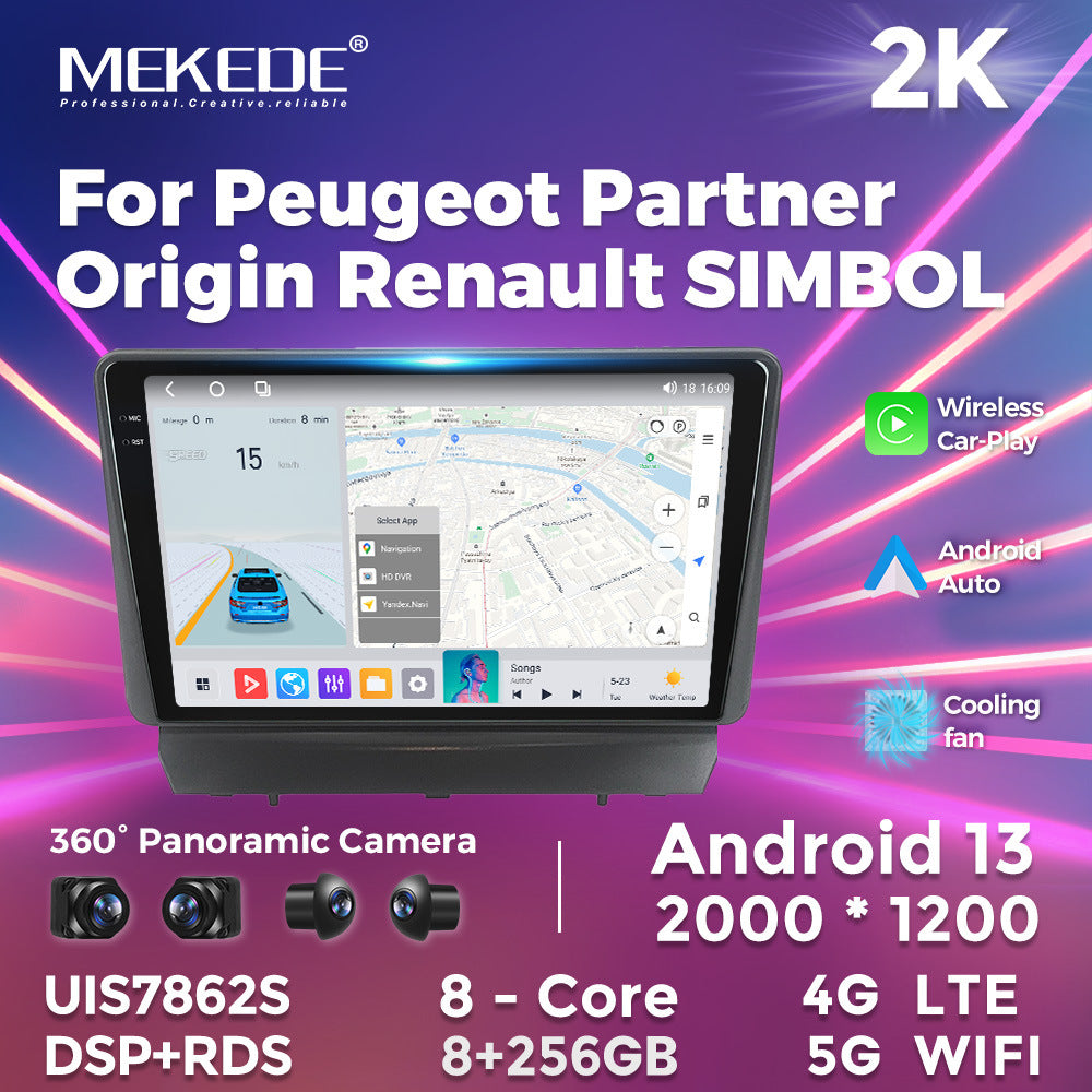 Suitable for peugeot partner origin renault simbol android car navigation