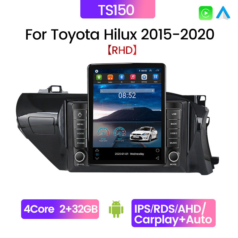 Suitable for toyota hilux 2015-2020 toyota hilux runner android navigation stone tablet