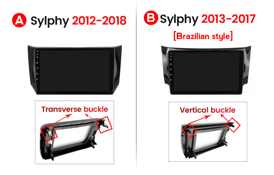 Compatible with Nissan Sylphy 12-18 models Android large screen central control in-car navigation screen 8+128