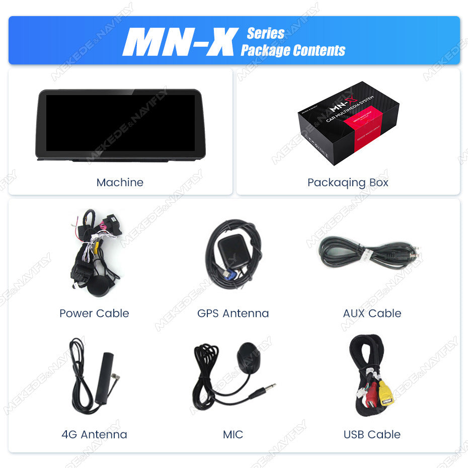 12.3-inch model compatible with BMW 3 Series 4 Series F30 Android central control large screen GPS navigation all-in-one with Bluetooth CarPlay