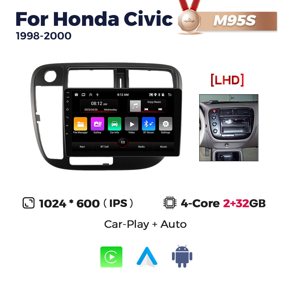 Suitable for honda civic 1998-2000 honda civic android car central control navigator bt5.0
