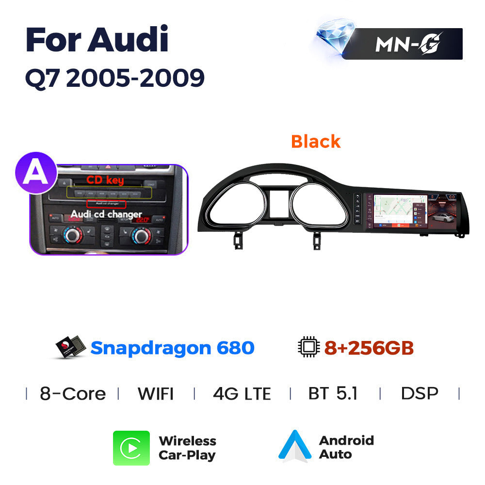 Suitable for for audi q7 2010-2015 audi q7 restoration qualcomm xiaolong large screen android navigator