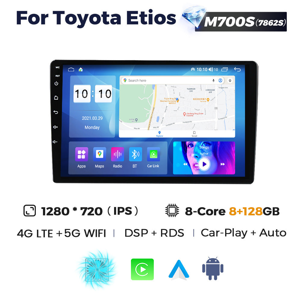 Suitable for toyota etios 2010-2023 toyota etios smart android car large screen navigator
