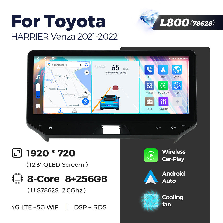 Suitable for toyota harrier venza 2021-2022 toyota lingfang weisa android navigator