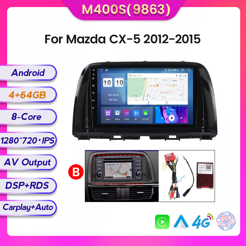 Suitable for Mazda CX5 12-15 modified Android large-screen central control car navigation screen 8 + 128G