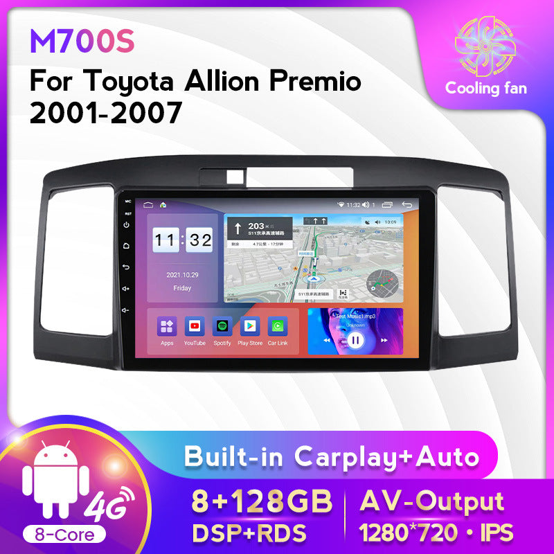 Suitable for Toyota Allion Asian Lion 01-07 Android large screen central control car navigation screen 8 + 128G