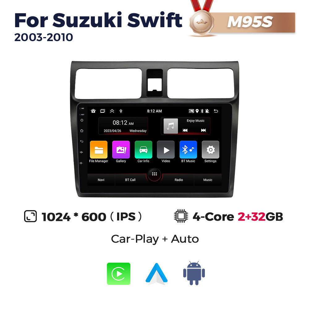 Compatible with Suzuki Swift 2003-2010 Android large screen, central control navigation, Bluetooth CarPlay
