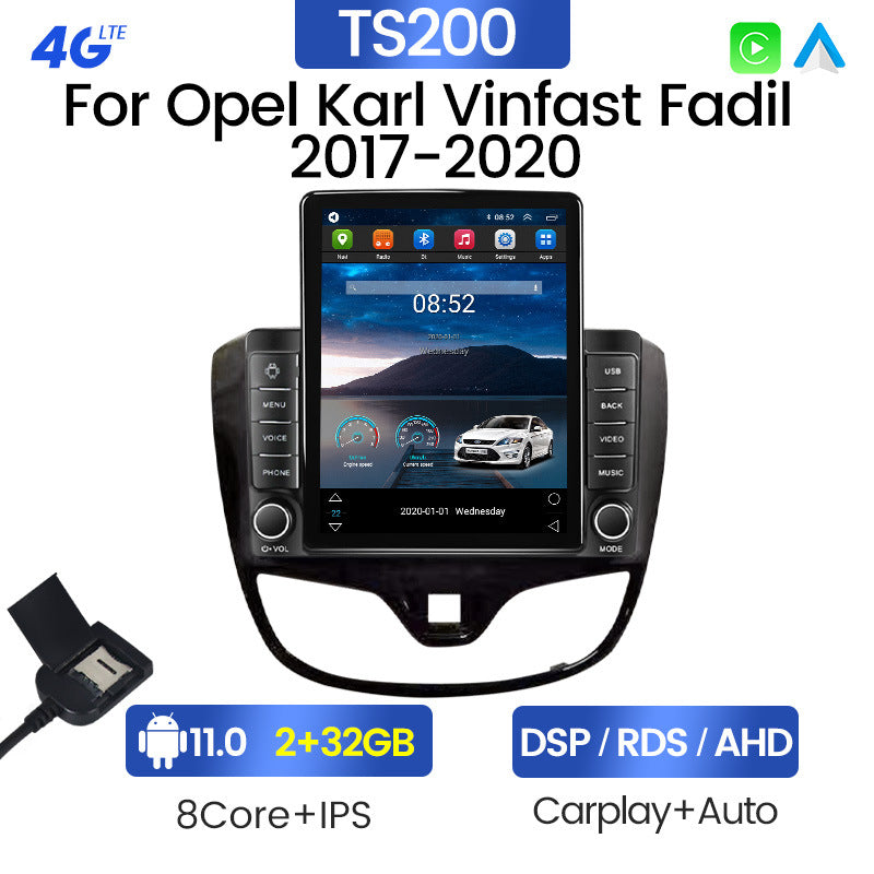 Suitable for opel karl vinfast fadil gm small diamond monument machine vertical screen android navigator