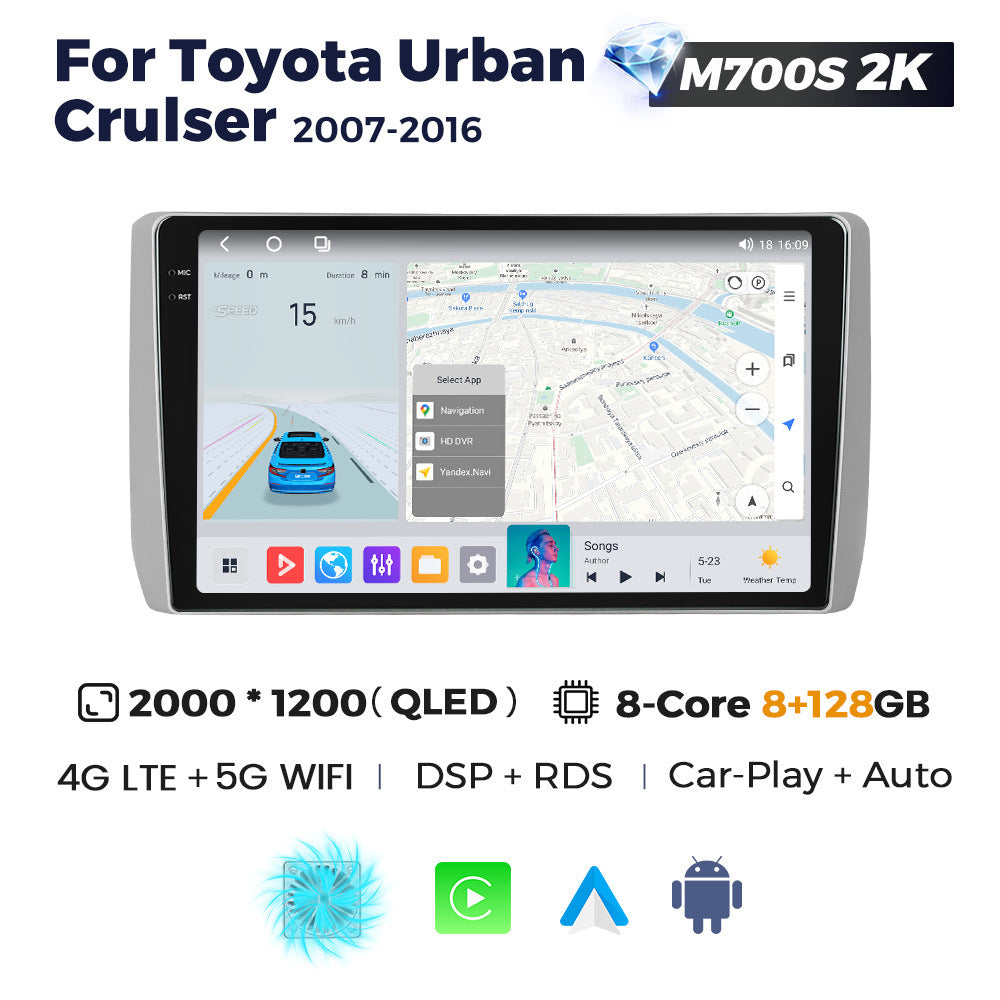 Suitable for toyota urban cruiser 2007-2016 toyota suv android car smart navigation