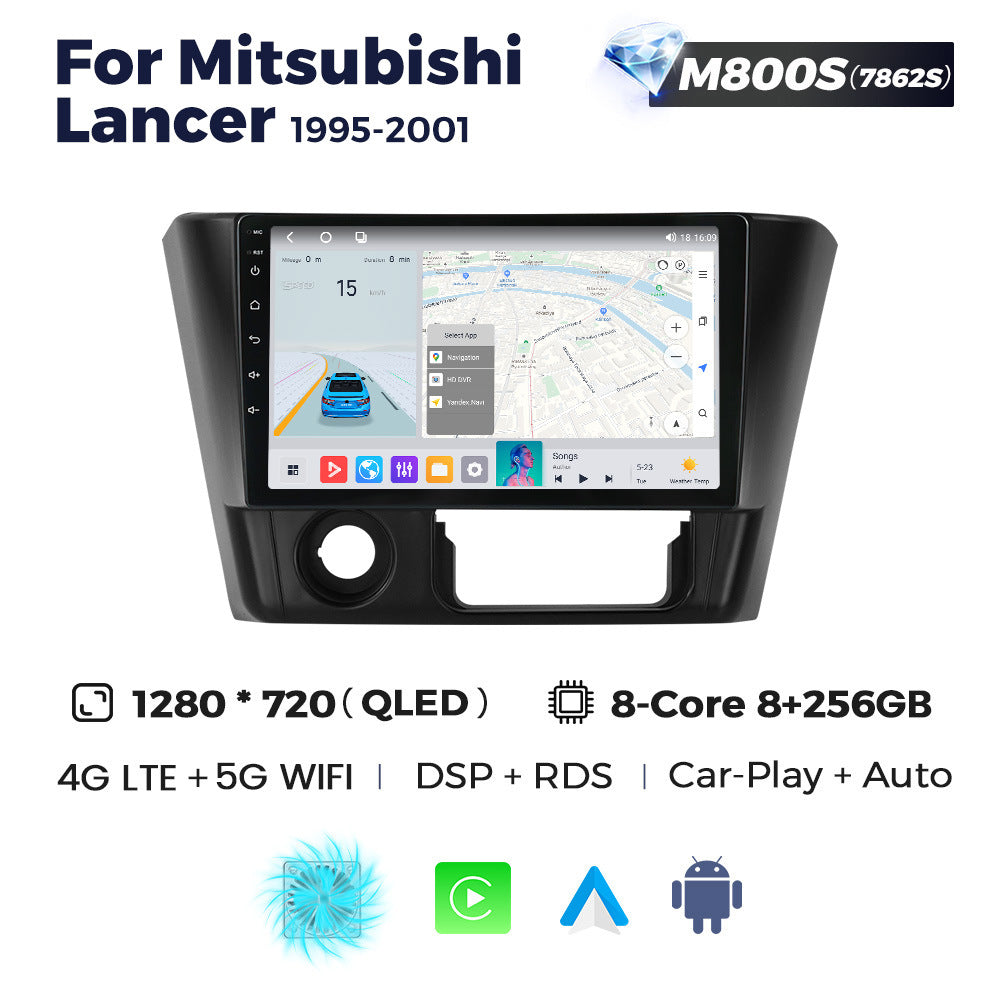 Applicable to Mitsubishi Lancer 1999-2001 Android large screen central control navigation radio Bluetooth Carplay
