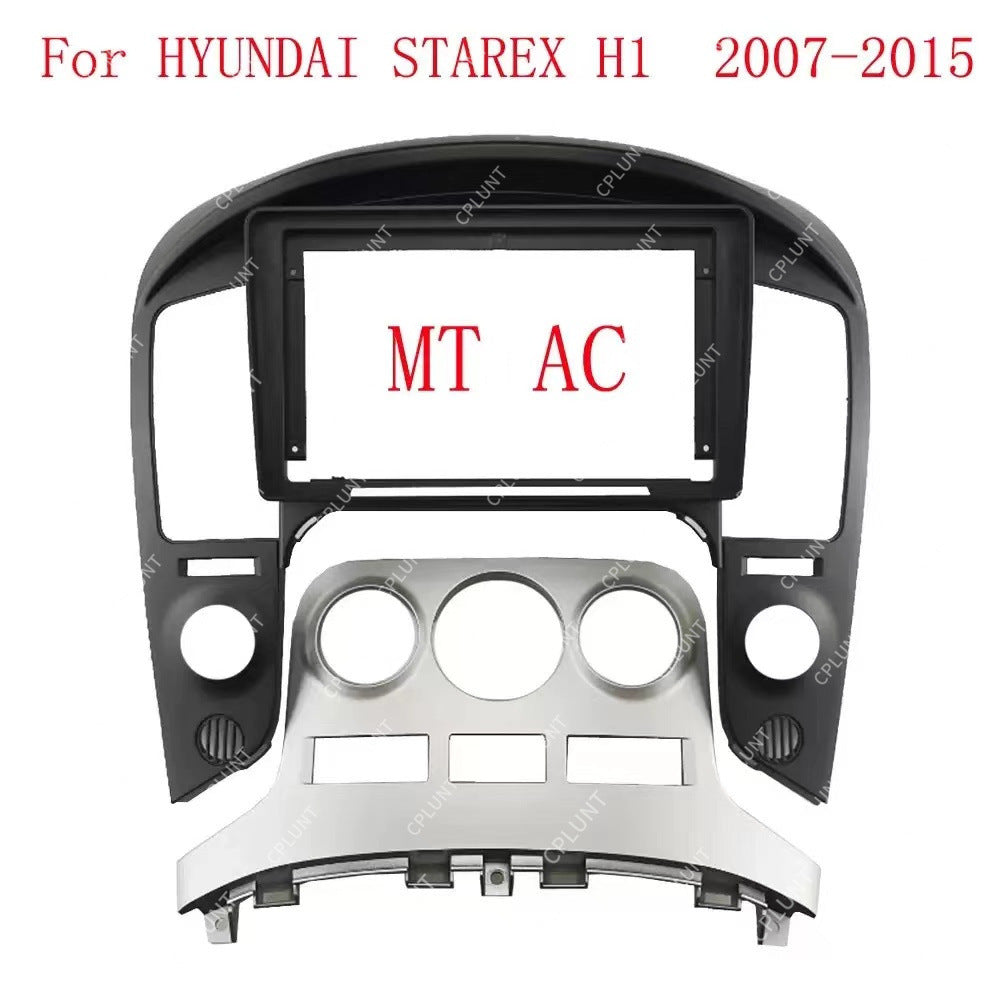 Universal trim kit for 2007-2015 hyundai starex h1 mt/at ac android head unit navigation retrofit panel