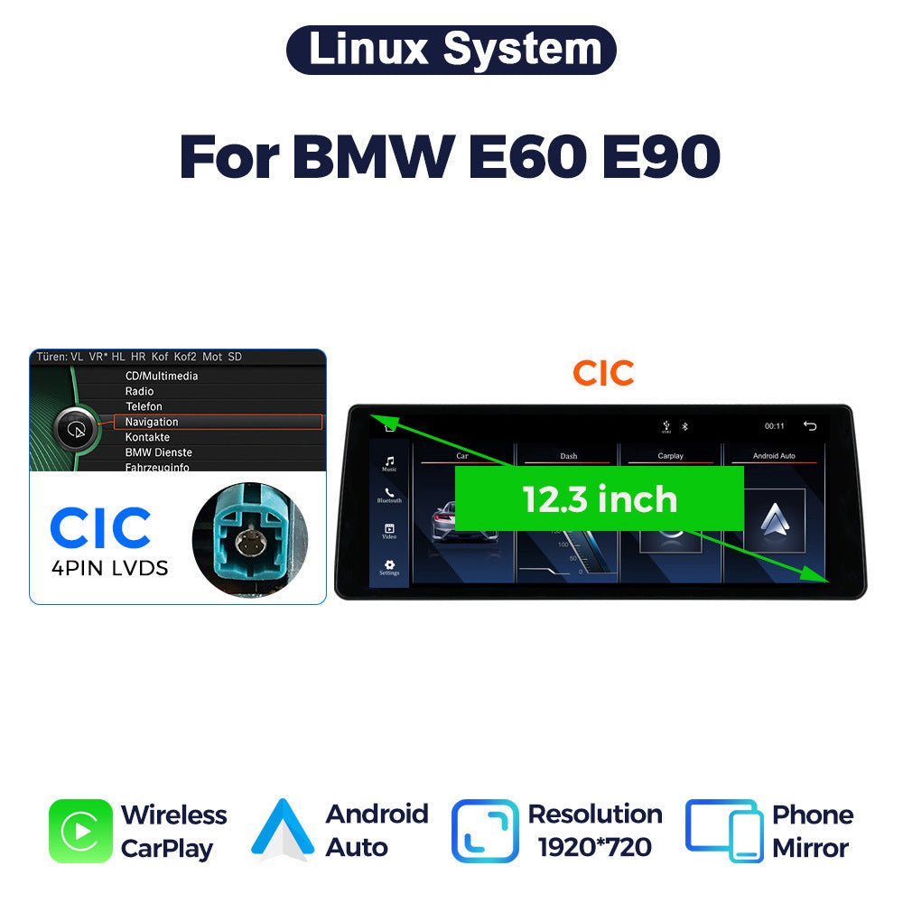 Suitable for bmw 5 series e60 3 series e90 cic ccc linux wireless craplay