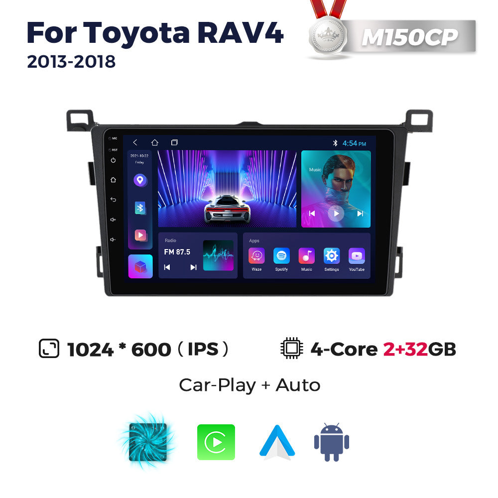Applicable to Toyota Rav4 2013-2018 Android large screen central control navigation Bluetooth Carplay