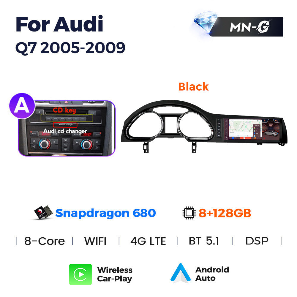 Suitable for for audi q7 2010-2015 audi q7 restoration qualcomm xiaolong large screen android navigator