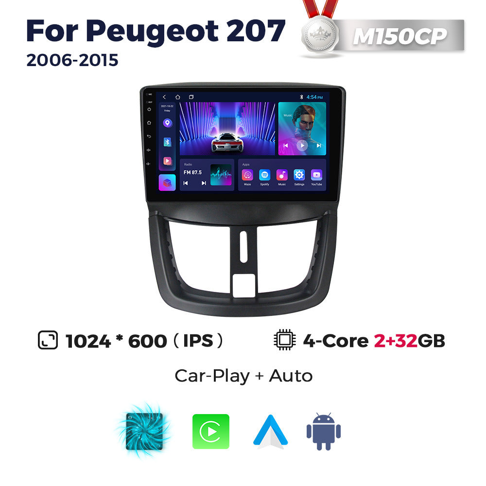 Suitable for Peugeot 207 2006-2015 Android large screen central control navigation radio 8 + 256G