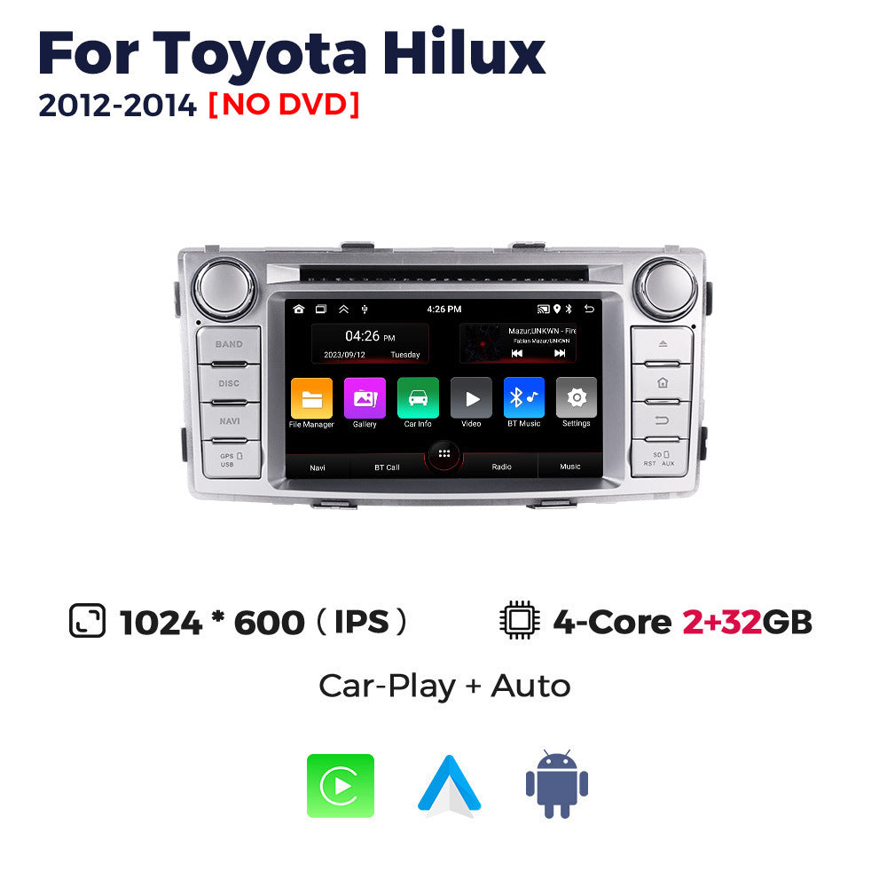 Suitable for for toyota hilux 2012-2014 toyota hilux car android smart navigation