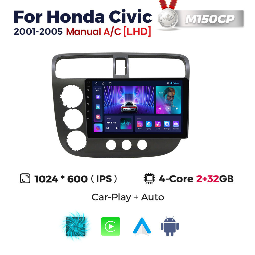 Suitable for honda civic 2000-2006 honda civic android car central control navigator bt5.0