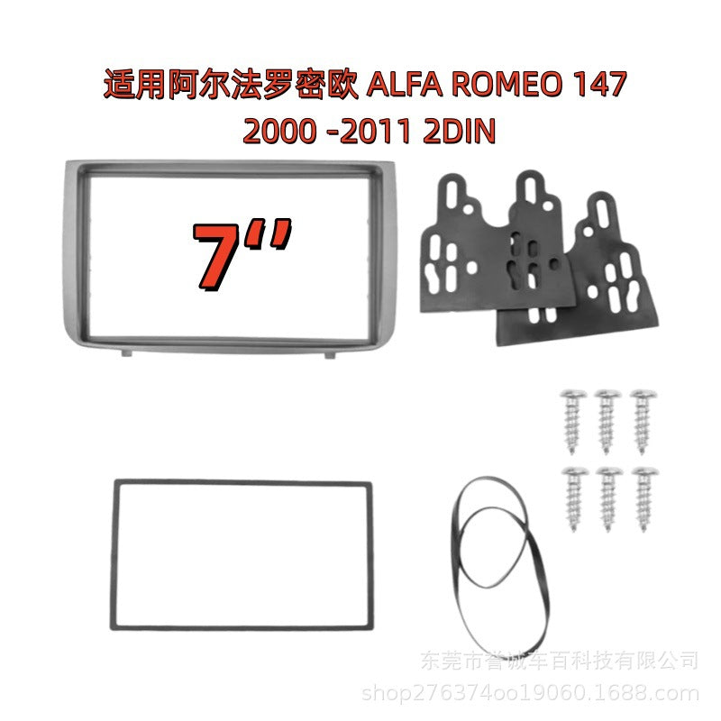 Suitable for 2000-2011 alfa romeo alfa romeo 147 2din central control surface frame panel restoration