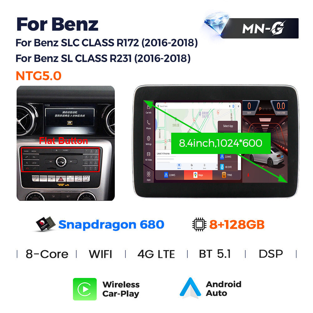 Suitable for benz slk r172 sl r231 2011-2015 mercedes-benz slk android car navigation