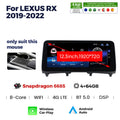 Suitable for lexus rx 2019-2022 lexus rx new arrival original car upgraded large screen android navigator