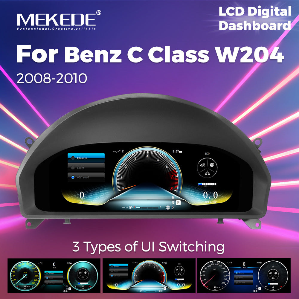 Suitable for benz w204 c-ntg4.0 2008-2010 mercedes-benz w204 lcd screen instrument display