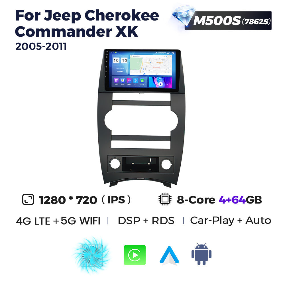 Applicable to Jeep Cherokee Commander XK 05-11 Android large screen central control navigation