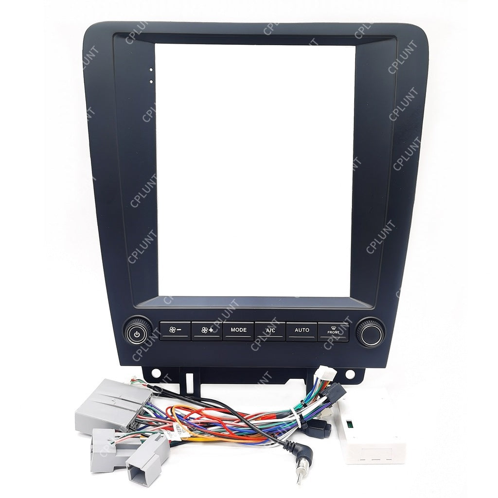 Center console navigation bezel - universal fit for ford mustang - audio upgrade panel kit