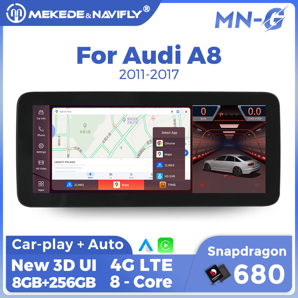 Suitable for audi a8 d4 2011-2017 audi a8 original car screen upgrade and modification large screen android navigation