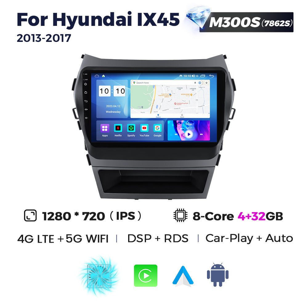Suitable for 13-17 hyundai ix45 santa fe car android navigator central control gps navigation carplay