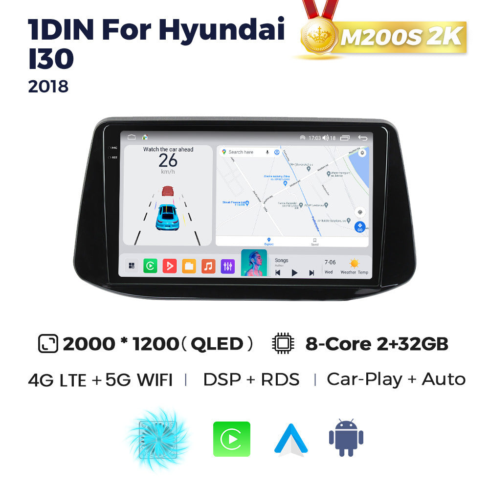Suitable for 1din_hyundai i30 2018 hyundai i30 car smart central control android navigator motherboard