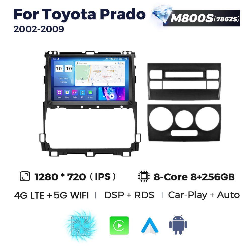 Suitable for toyota prado 2002-2009 toyota overbearing cruiser car large screen android navigator