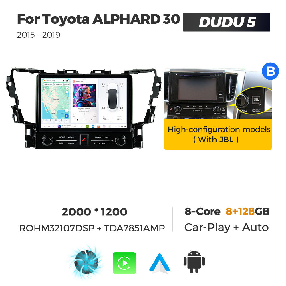 Suitable for toyota alphard 30 2015-2019 toyota alphard 11.5inch dudu7 dudu