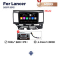 Suitable for mitsubishi lancer 2007-2012 mitsubishi lancer wing god car android navigator
