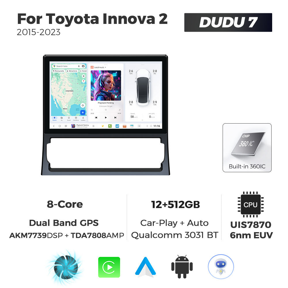 Suitable for 11.5" toyota innova 2 15-23 toyota innova dudu7 private model android car machine