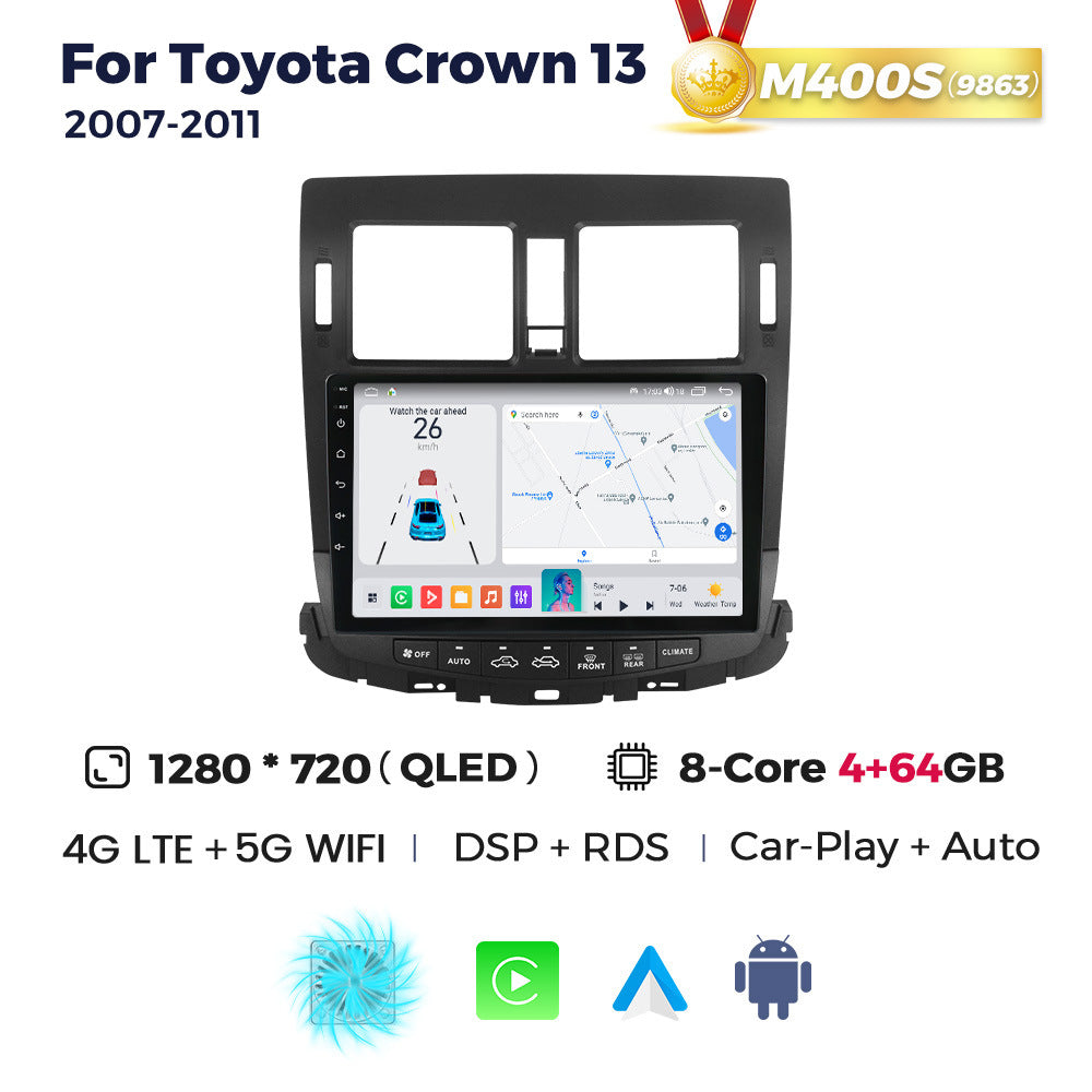 Suitable for Toyota Crown 13 2007-2011 Android Large Screen Central Navigation Radio Carplay