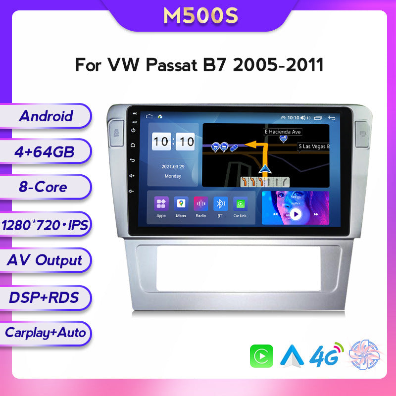 Suitable for volkswagen passat b7 magotan 05-11 models, in-car central control gps navigation wireless carplay