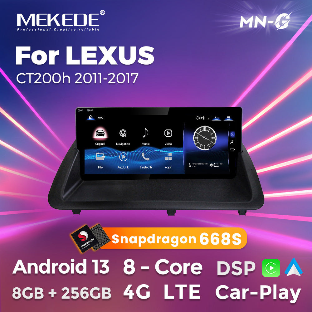 Suitable for lexus ct200h 2011-2017 lexus ct restoration large screen android smart navigator