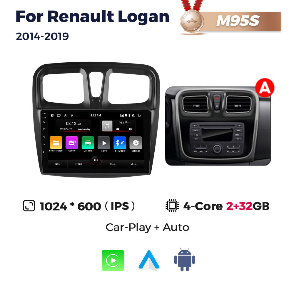 Suitable for renault logan sandero/symbol 2014-2019 renault logan android navigation