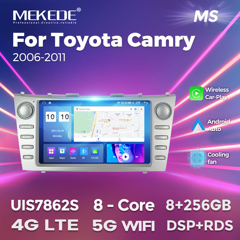 Suitable for 06-11 toyota camry car large screen android navigator carplay