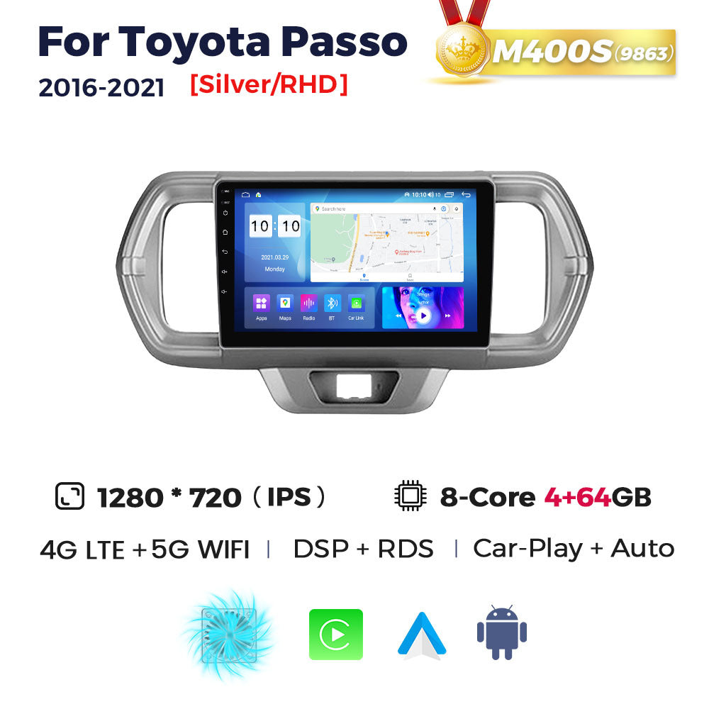 Suitable for toyota passo 2016- 2021 rhd toyota passo car large screen android navigator