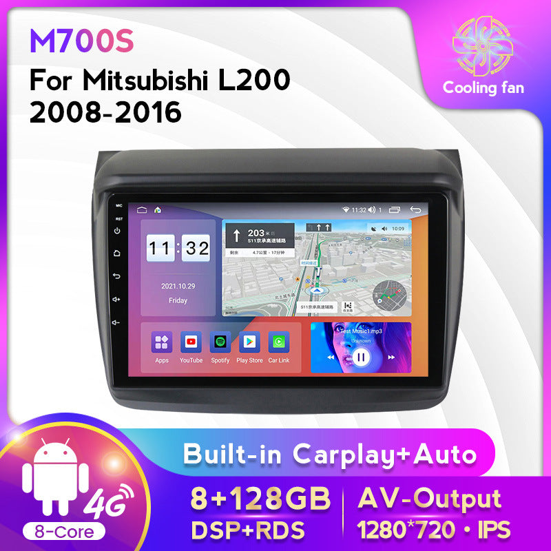 Suitable for Mitsubishi L200 08-16 to Android large screen central control car navigation screen 8 + 128G