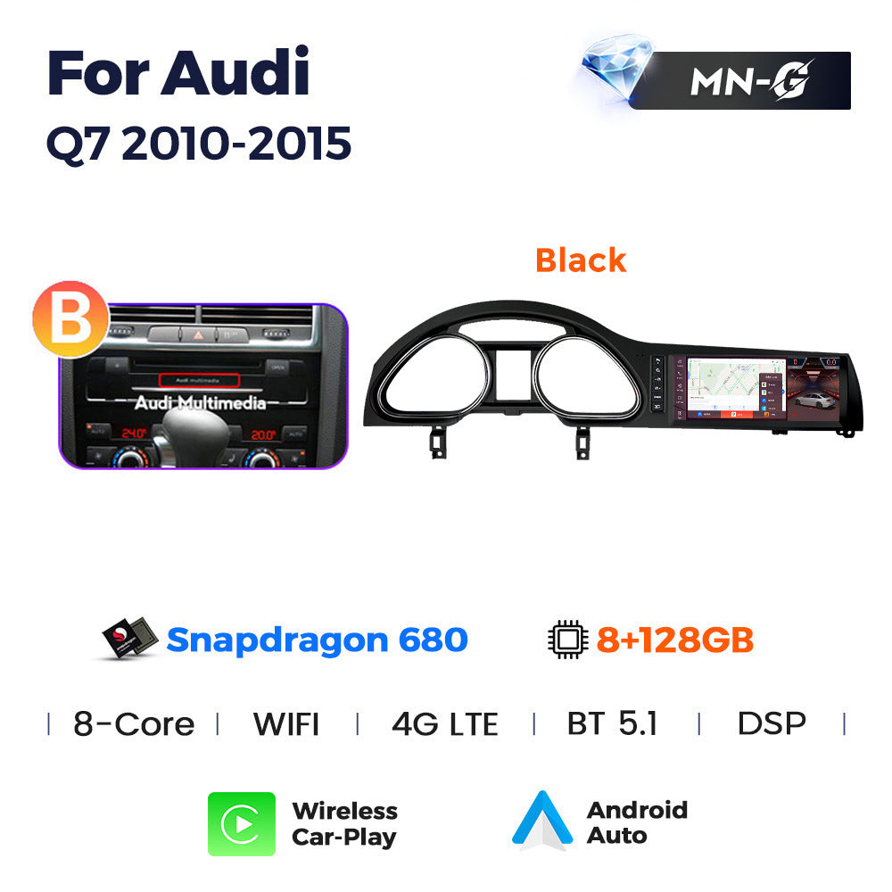 Suitable for for audi q7 2010-2015 audi q7 restoration qualcomm xiaolong large screen android navigator