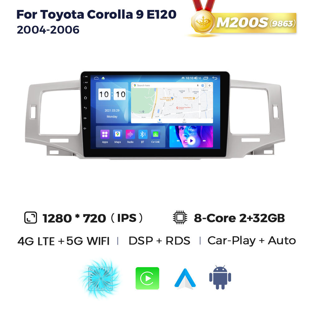 Suitable for toyota corolla 9 e120 2004-2006 car android navigation