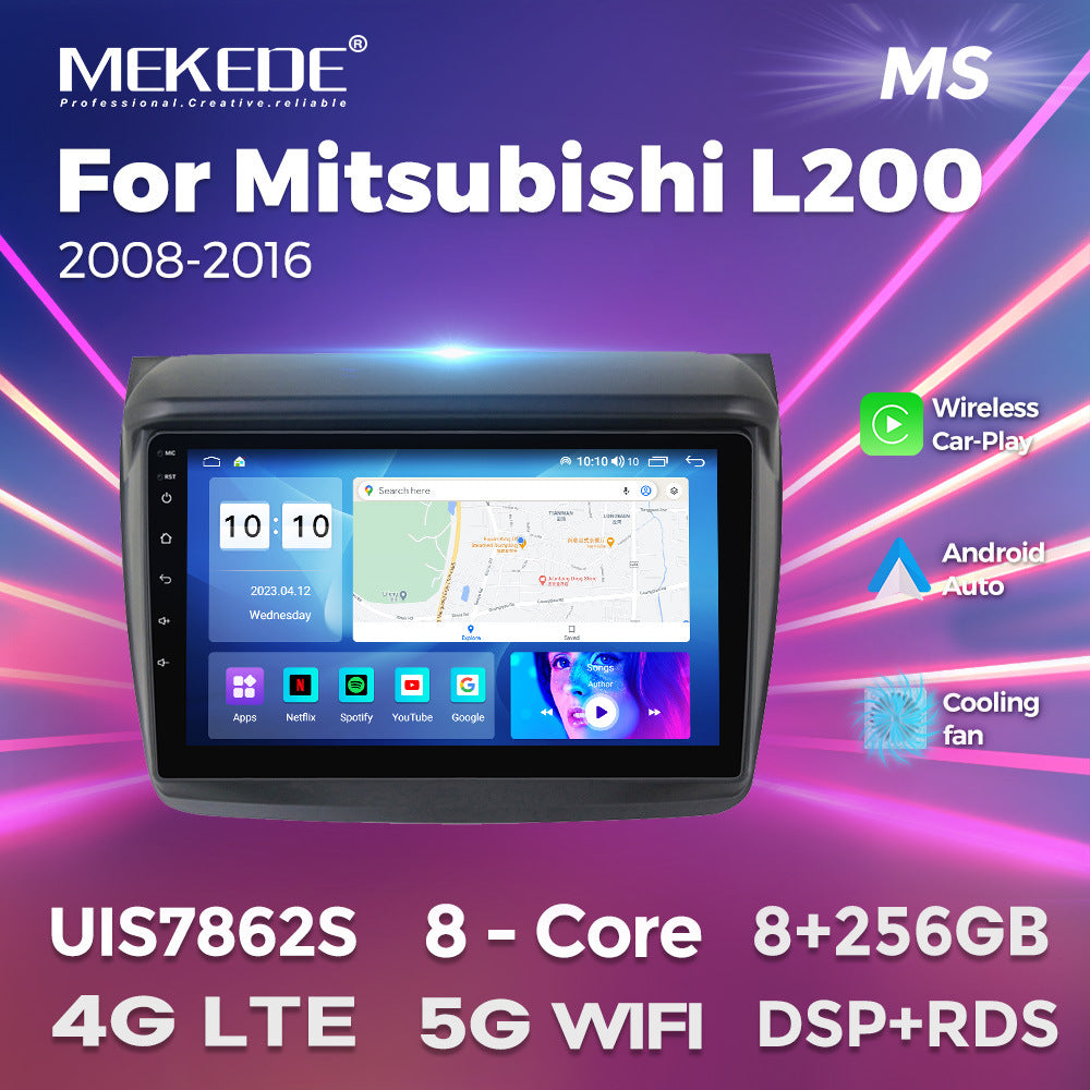 Suitable for mitsubishi pajero jin chang mitsubishi l200 car android navigation motherboard carplay